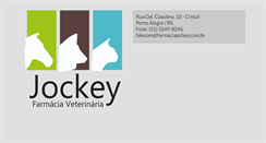 Desktop Screenshot of farmaciajockey.com.br